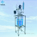 Double layer glass reactor with 100l reaction tank